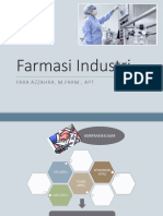 Peran TTK Di Indutri Farmasi