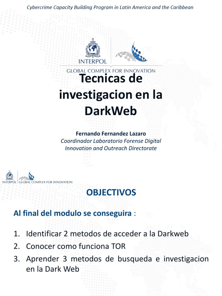 Técnicas de Investigación Dark Web | PDF | Tor (Anonymity Network ...