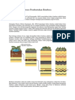 Proses Pembentukan Batubara