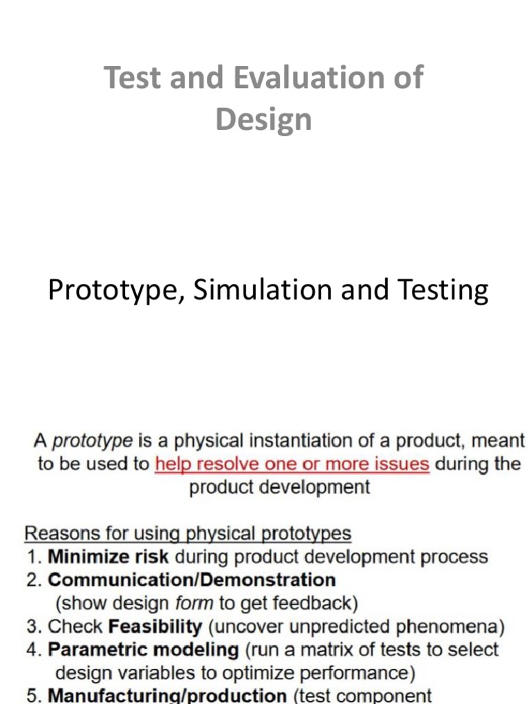 Design Prototype Testing Guide | PDF | Art