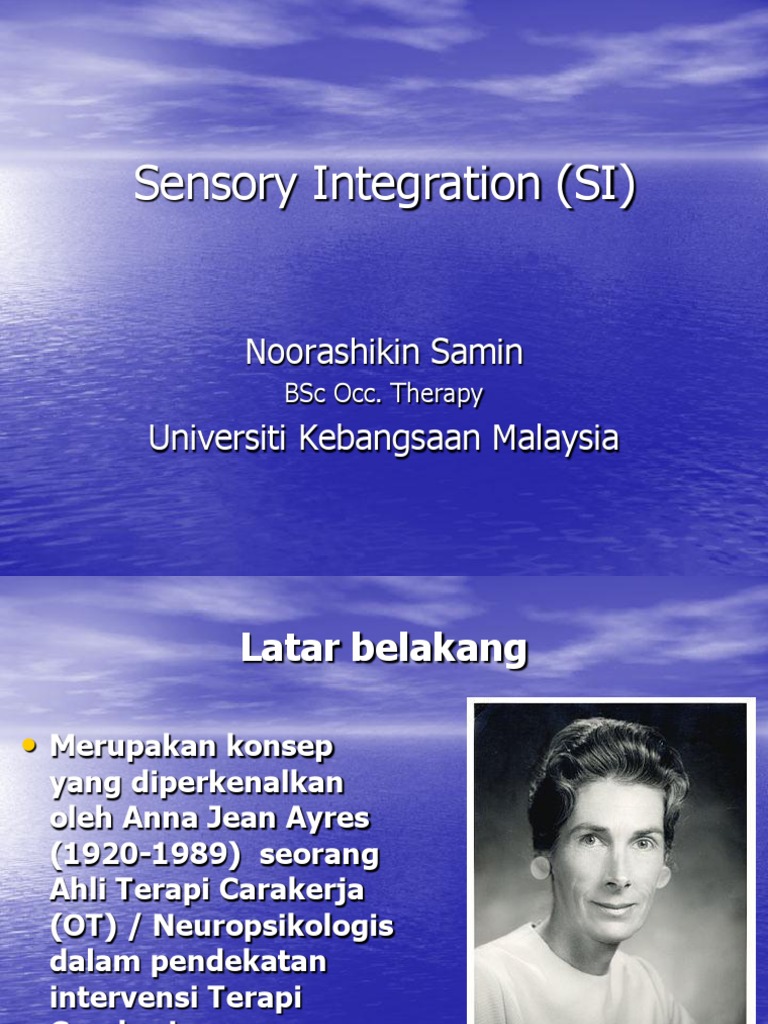 Terapi Integrasi Sensori: Definisi dan Gangguan | PDF | Pengembangan Diri