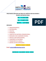 APOIO LOGÍSTICO EM CAMAÇARI:71 3219-2283 ID:123*40462