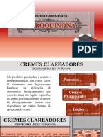 Cremes clareadores à base de hidroquinona 2