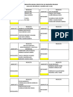 Grupos Proyecto Privado Aula 201 Sección 02-1