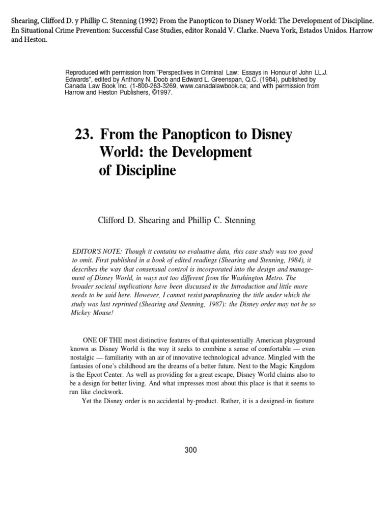 Disney World's Design of Discipline | PDF | Transport