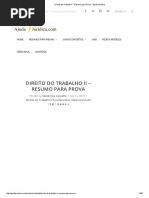 1-Direito Do Trabalho II - Resumo Para Prova - Ajuda Jurídica