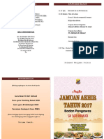 Buku Majlis Jamuan PENGAWAS