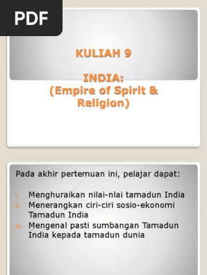 Bab 4 Tamadun India Pdf