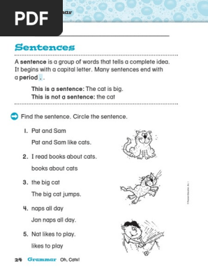 Grammar For Grade 1