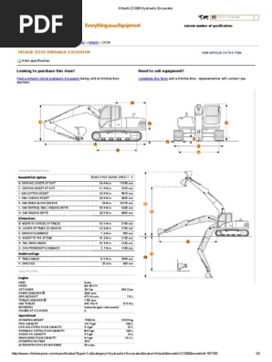 yukiページ Hitachi ZX330 Hydraulic Excavator | PDF | Vehicles | Mechanical