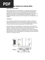 External Filter Options For Cellular BDAs