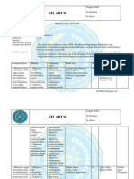Silabus Mata Kuliah Bahasa Indonesia
