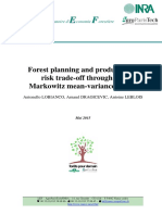 2015 - Forest Planning and Productivity-Risk Trade-Off Through The Markowitz Mean-Variance Model (WP)