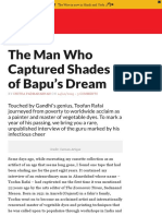 The Man Who Captured Shades of Bapu's Dream - The Wire