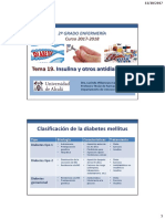 Tema 19. Insulina y Otros Antidiabéticos