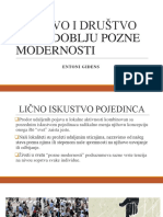 Sopstvo I Društvo U Razdoblju Pozne Modernosti