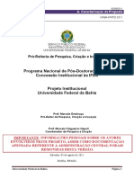 Projeto Institucional PNPD CAPES 2011 V-Repositório UFBA PDF