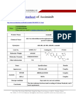 Datasheet of Asciminib - CAS 1492952-76-7