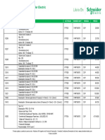 Lista de Precios General Schneider Electric Febrero 2016