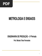 Metrologia e Ensaios - Apostila Base