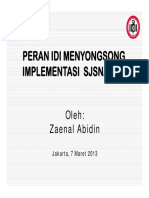 Kesiapan IDI Menghadapi SJSN-dr. Zainal Abidin