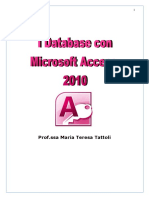 Appunti Microsoft Access 2010 - 2017-01-04