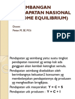 Keseimbangan Pendapatan Nasional (Income Equilibrium) 5