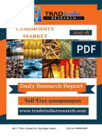 Commodity Daily Research Report 22-11-2017 by TradeIndia Research