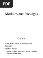 Modules and Packages