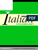 28 Using Italian Vocabulary Pdf Vocabulary Grammatical Gender