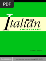 28 Using Italian Vocabulary Pdf Vocabulary Grammatical Gender