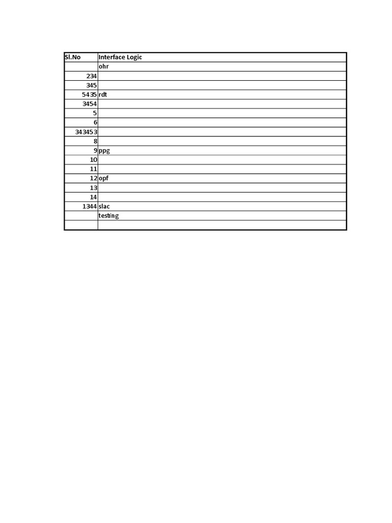 Interface Logic Testing Overview | PDF | Technology & Engineering