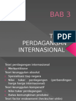 Teori Perdagangan Internasional Jadi