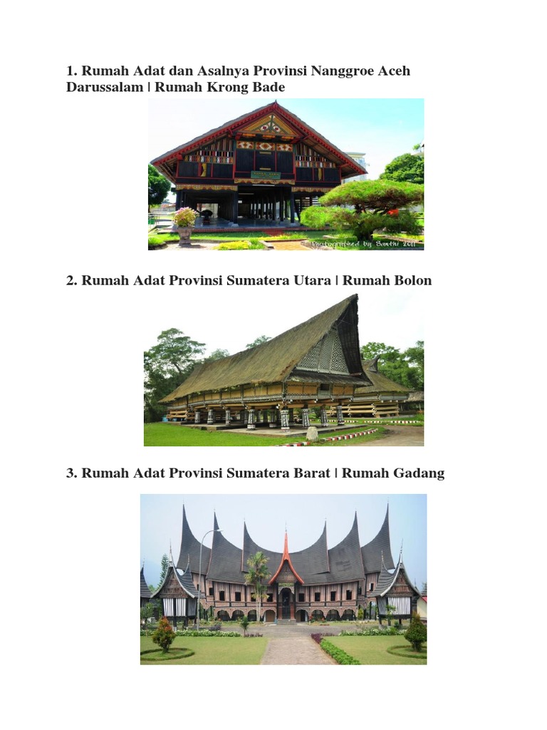 98 Gambar Rumah Adat Provinsi Sumatera Barat HD