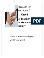 Reasons For Corruption