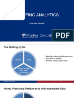 Staffing Analytics: Matthew Bidwell