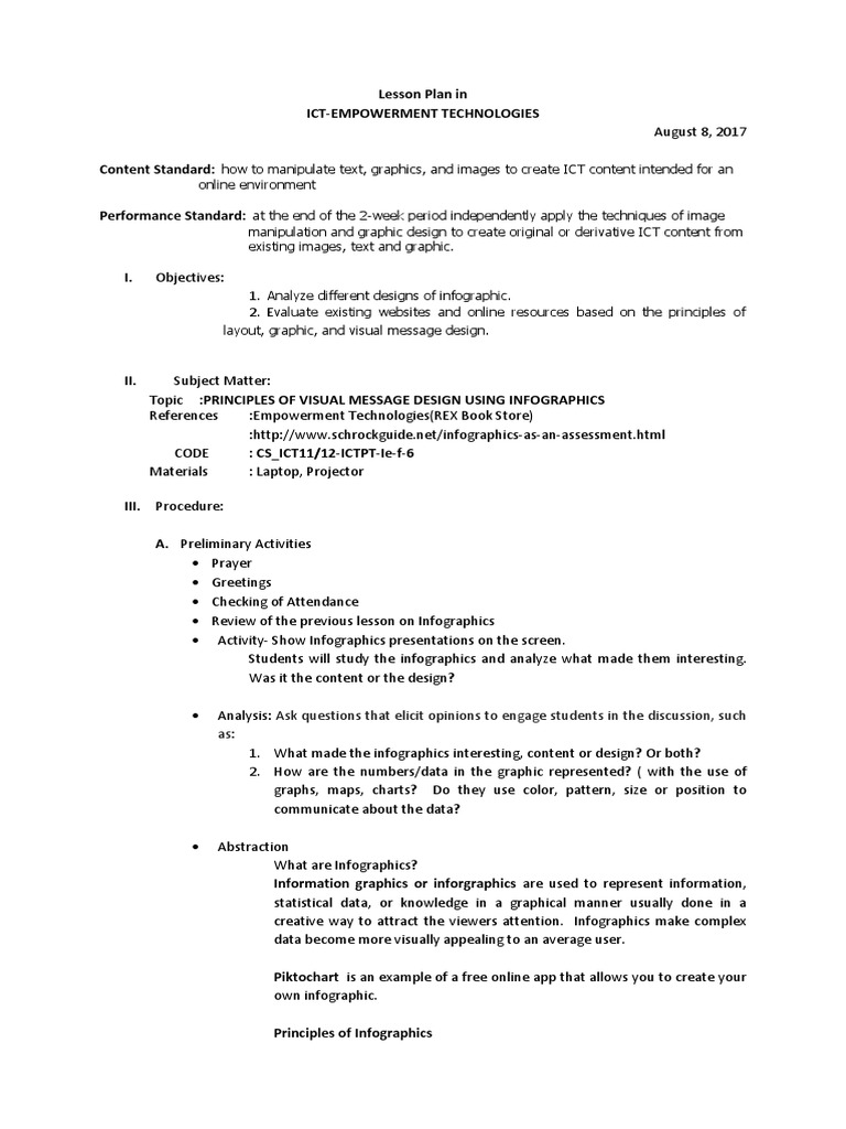 Principles of Visual Message Design Using Infographics | PDF ...