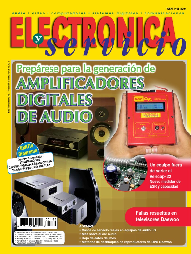 Revista Electrónica y Servicio No. 153 | PDF | Impresora (Computación) |  Control remoto