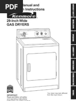 Download dryer kenmore 110-76612690 by vdh2o SN36519001 doc pdf