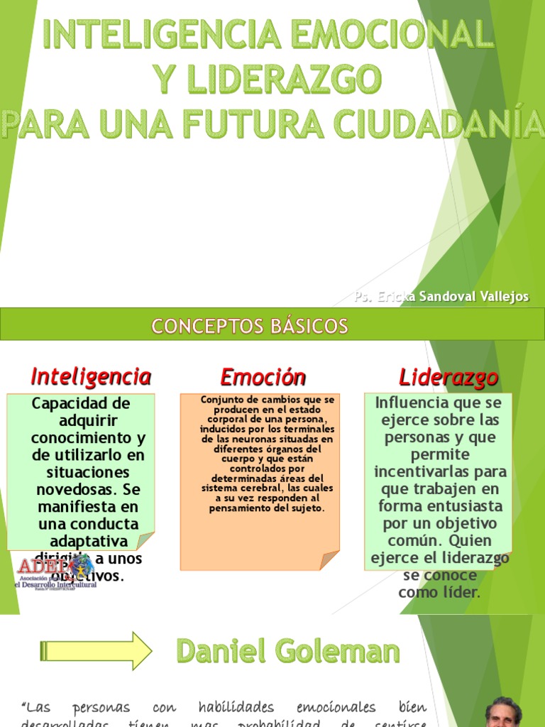 Inteligencia Emocional y Liderazgo Efectivo | PDF | Las emociones ...