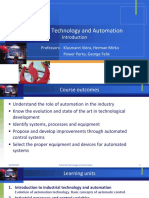 Industrial Technology and Automation: Professors: Klusmann Viera, Herman Mirko Power Porto, George Felix
