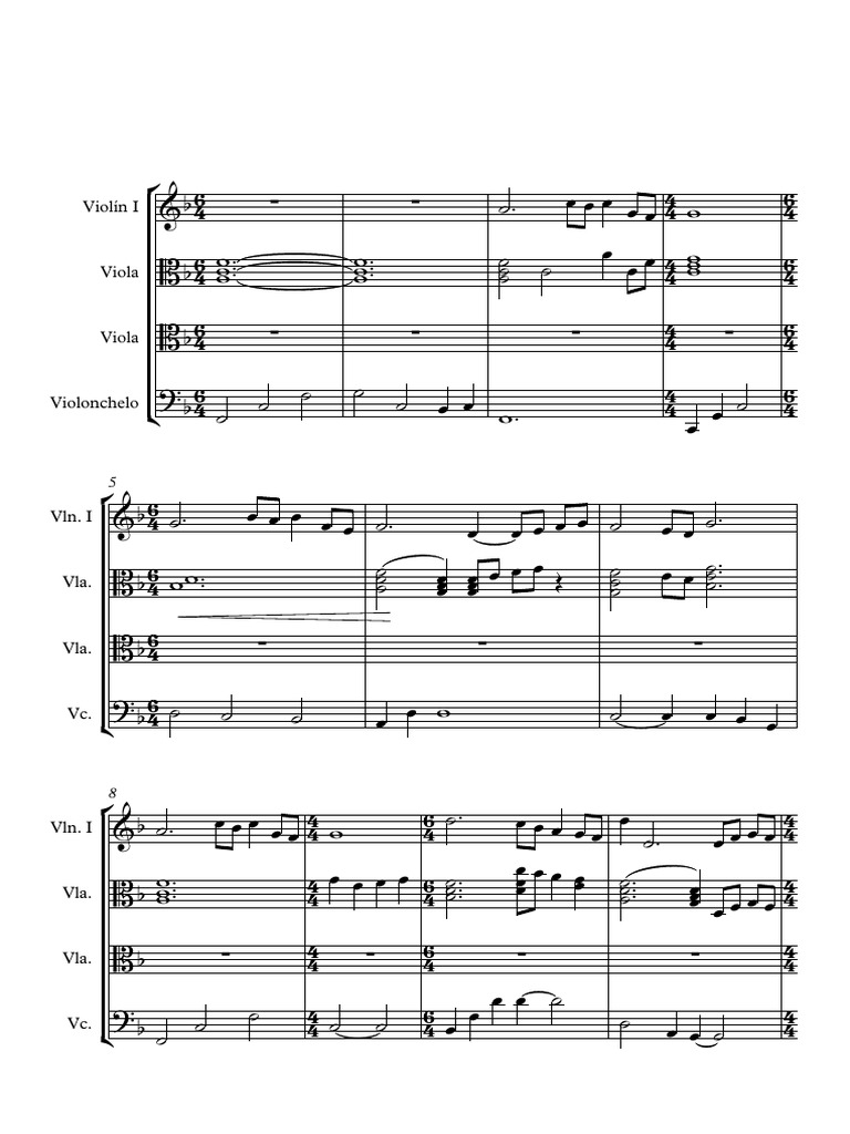 Los Coristas - Partitura Completa | PDF