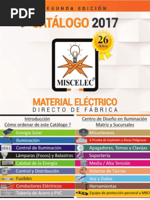 E Catalogo Miscelec 2016 Ver 5 17mb Energía Solar