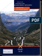 Geología - Cuadrangulo de Urubamba (27r) y Calca (27s), 1996