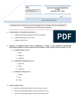 Teste Diagnóstico 8ºano