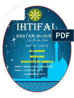 Buku Program Majlis Khatam Al Quran 2017