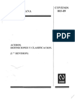 COVENIN 803-89 - Aceros. Definiciones y Clasificación.pdf