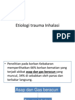 Etiologi Trauma Inhalasi