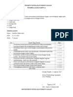 Instrument Penilaian Perencanaan Print