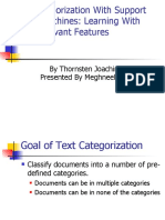 Text Categorization With Support Vector Machines: Learning With Many Relevant Features